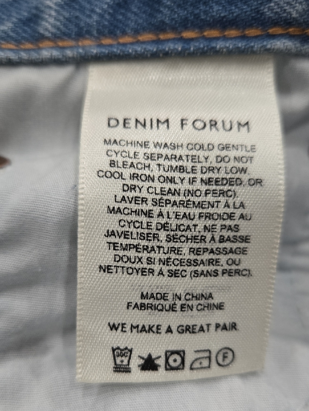 Aritzia Denim Forum Farrah‎ Hi Rise Wide Leg Cargo Jeans Size 31 - Picture 13 of 16